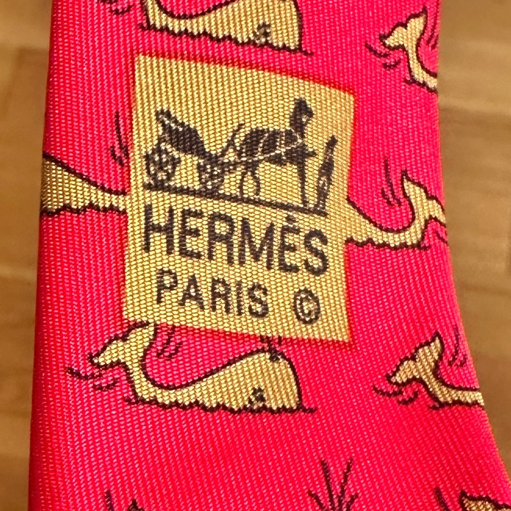 Hermes Mens Tie